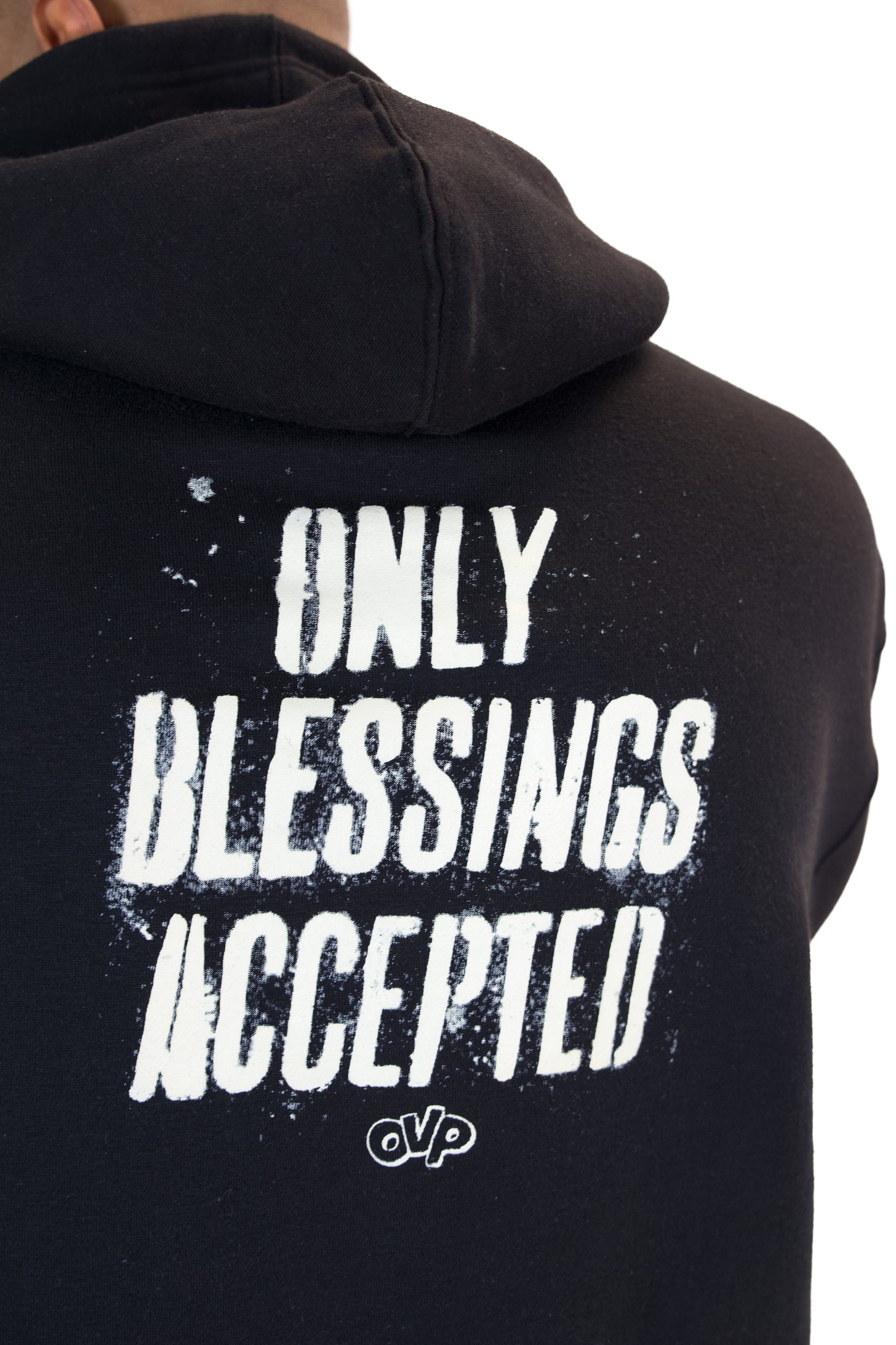 ONLY BLESSINGS ACCEPTED HOODIE BLACK