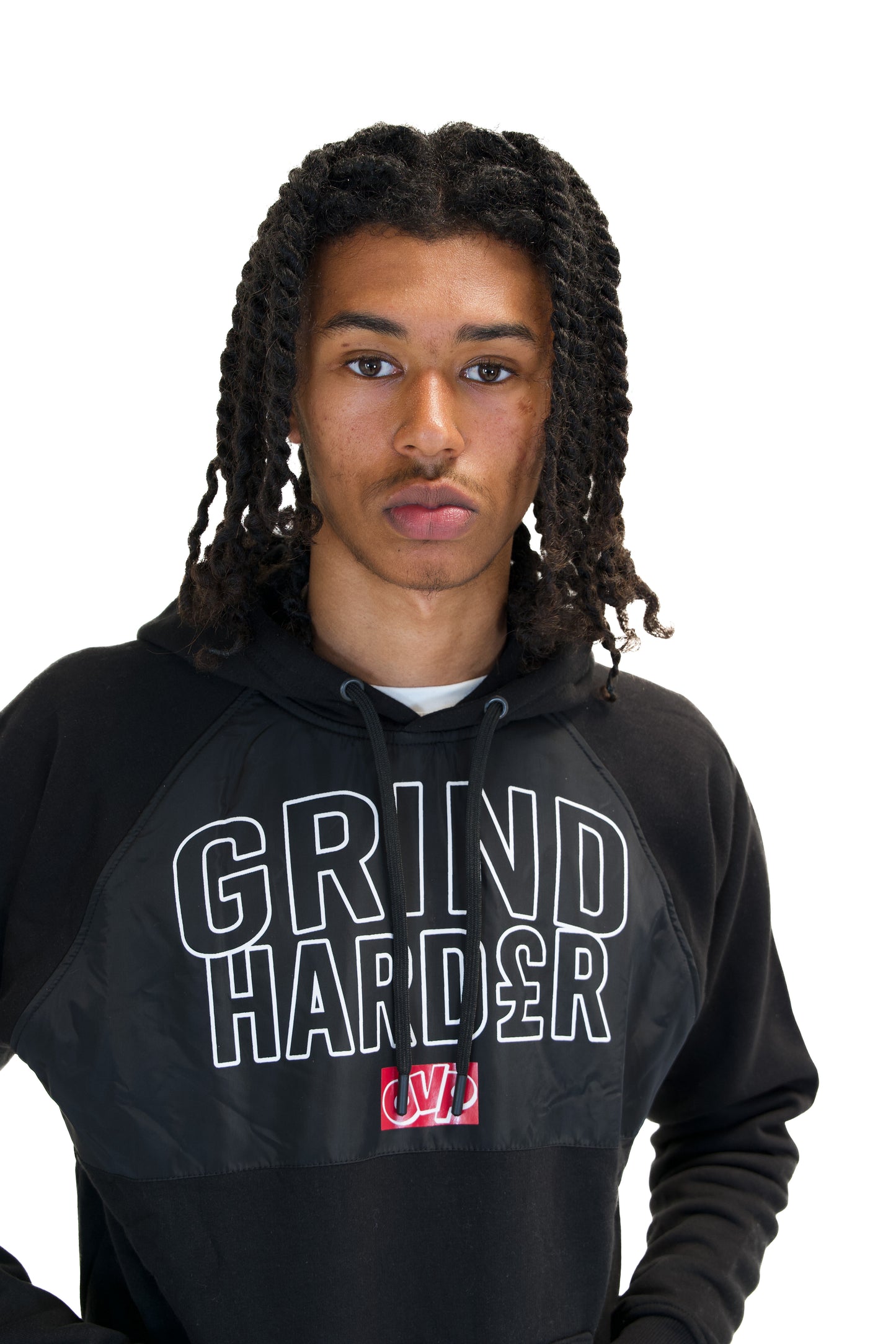 GRIND HARDER HOODIE BLACK