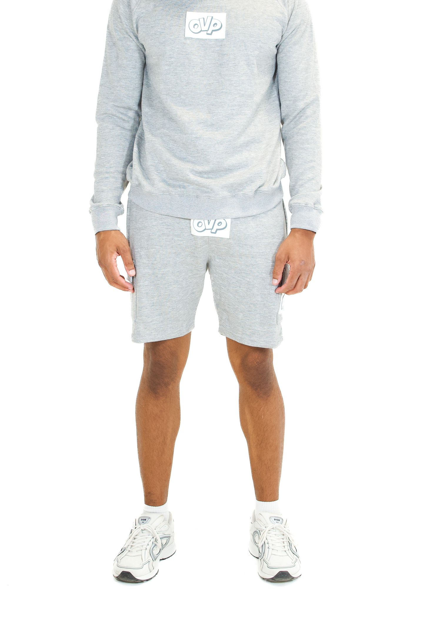 SUMMER ESSENTIALS GREY SHORTS