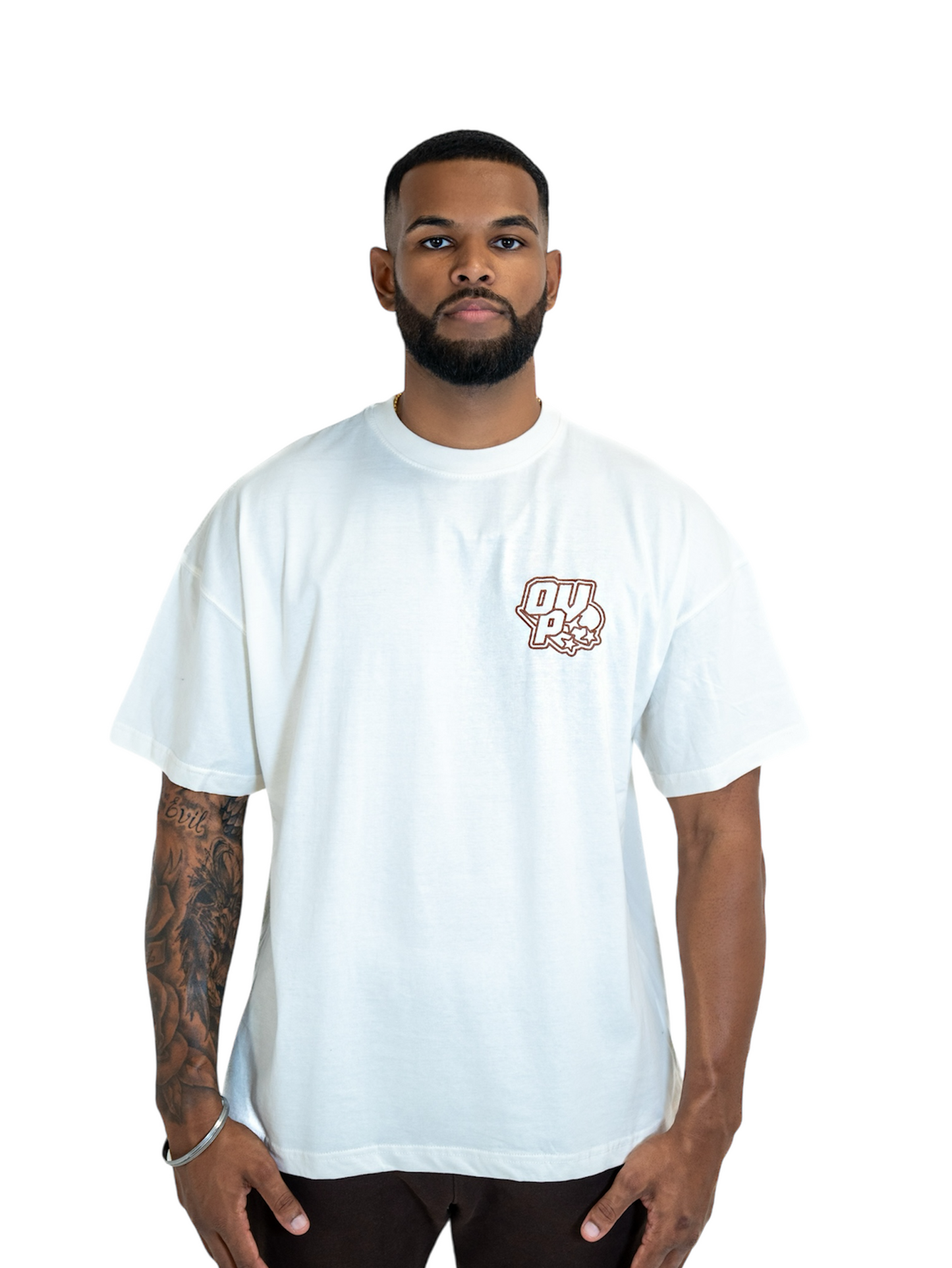 OFFWHITE & BROWN OVP WORLDWIDE T-SHIRT